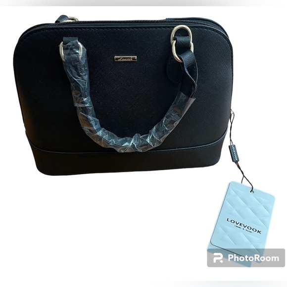 lovevook Handbags - NWT Lovevook Dome Satchel Handheld/Shoulder Small Crossbody Purse w/ Double Zip